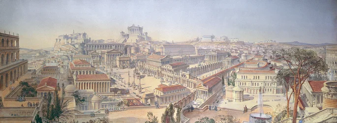 Rome As it Was, Restored After Existing Remains